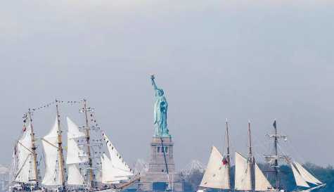 The world's largest ships are sailing into NYC for America's 250th anniversary this July