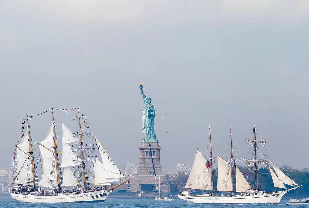 The world's largest ships are sailing into NYC for America's 250th anniversary this July