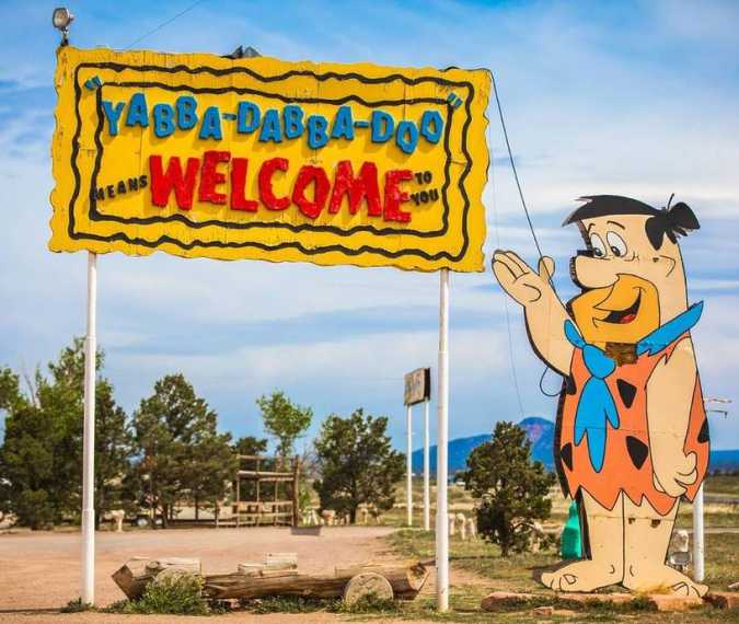 Step Back Into the Stone Age at Arizona’s Famous Flintstones-Themed Roadside Attraction