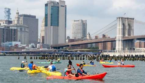 Brooklyn Bridge Park’s free kayaking returns this May