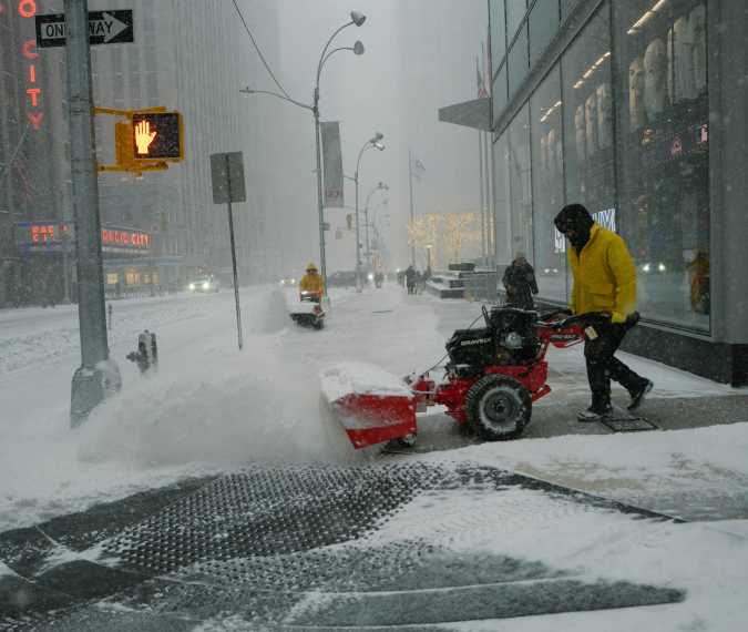 You can get paid up to $45/hour to shovel snow in NYC this winter