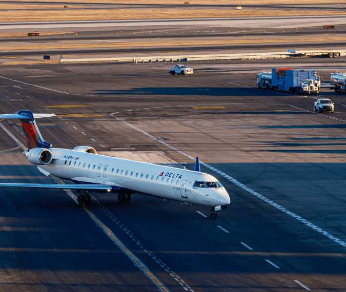 Horror as two planes collide in terrifying smash at major airport