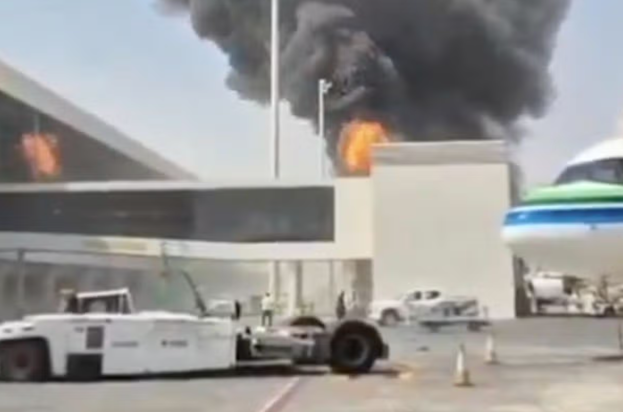 Three dead at Riyadh Airport as Houthi rebels blow up plane in terrifying attack