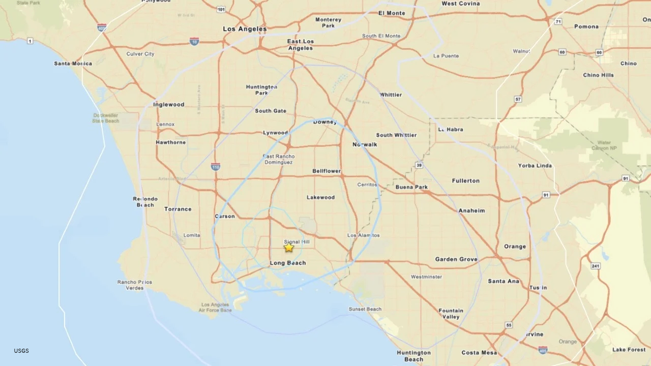 3.2-magnitude earthquake rattles Long Beach area, USGS says