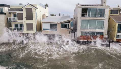 Storm Rachel remnants: waves wreck California homes, Las Vegas floods