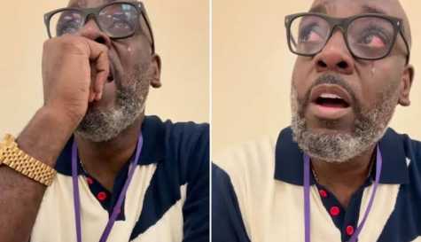 Texas teacher breaks down in tears during class after his senior students struggled to read, write