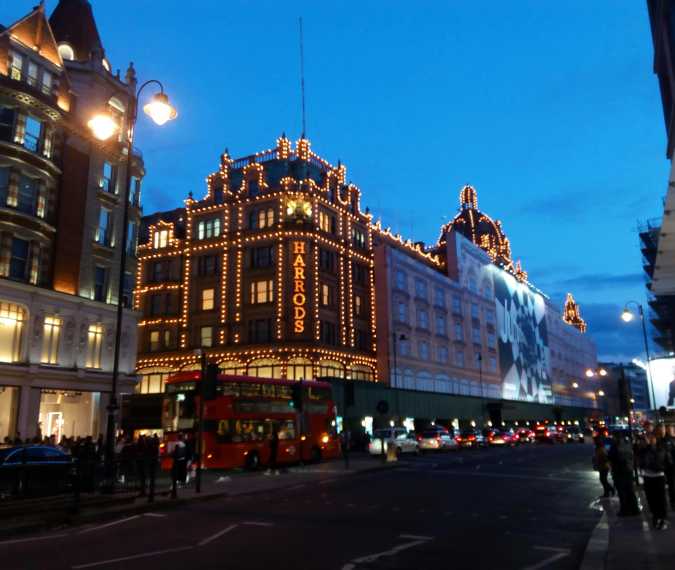 Harrods will come alive with a colourful Diwali lights display next week 