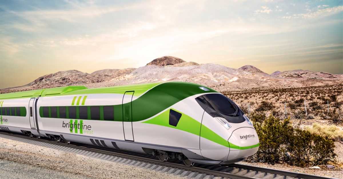 Top Connect Train Electric high-speed train to connect Las Vegas and Los Angeles by 2027