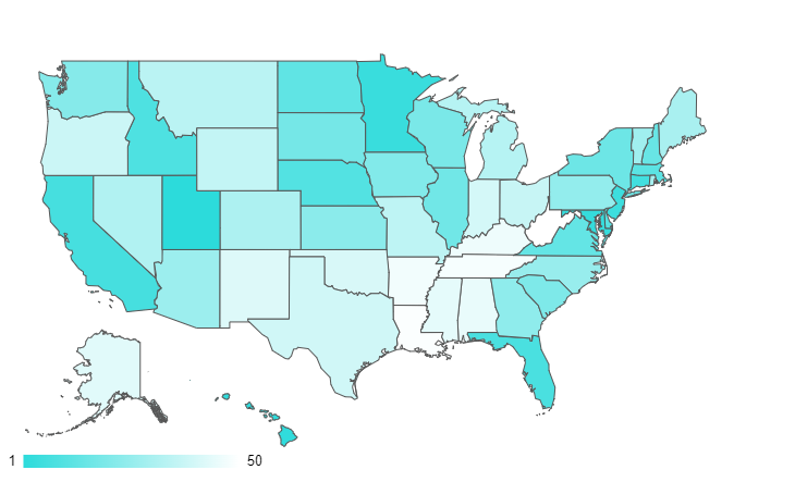 These Are the Happiest (and Unhappiest) States in the U.S.
