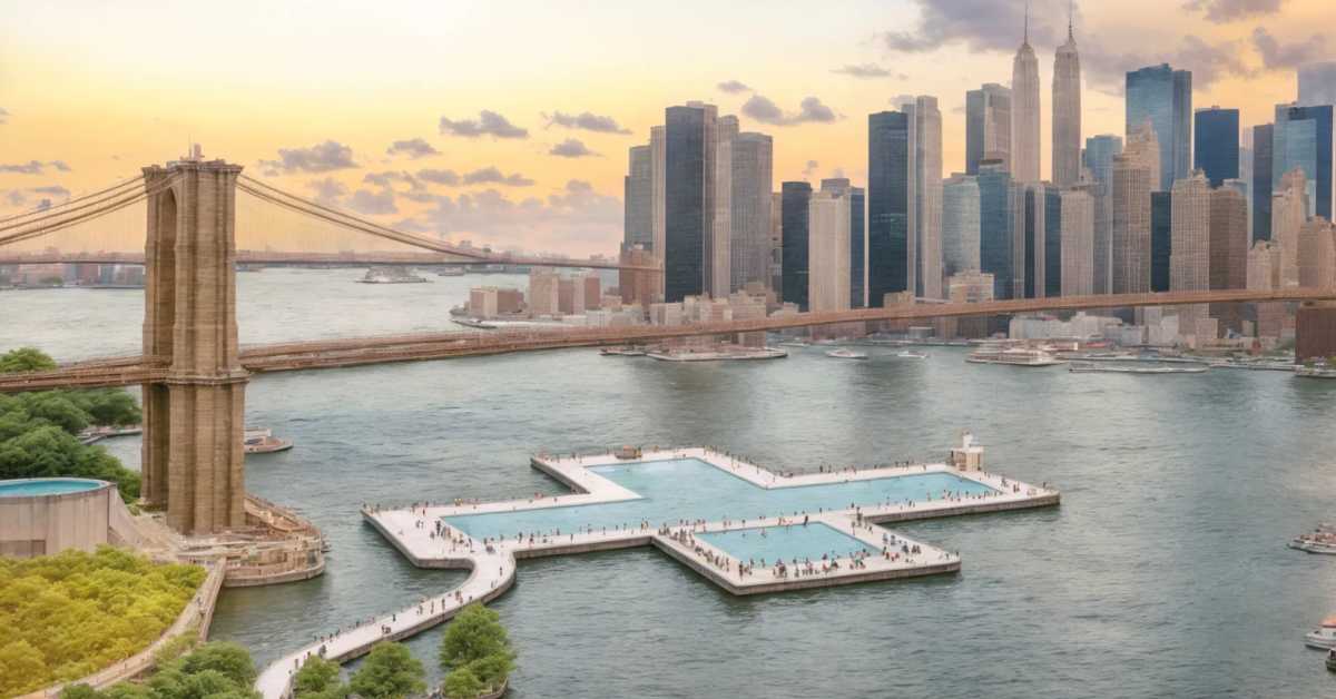 Floating Pool To Open In New York City River By 2025 1200X628 